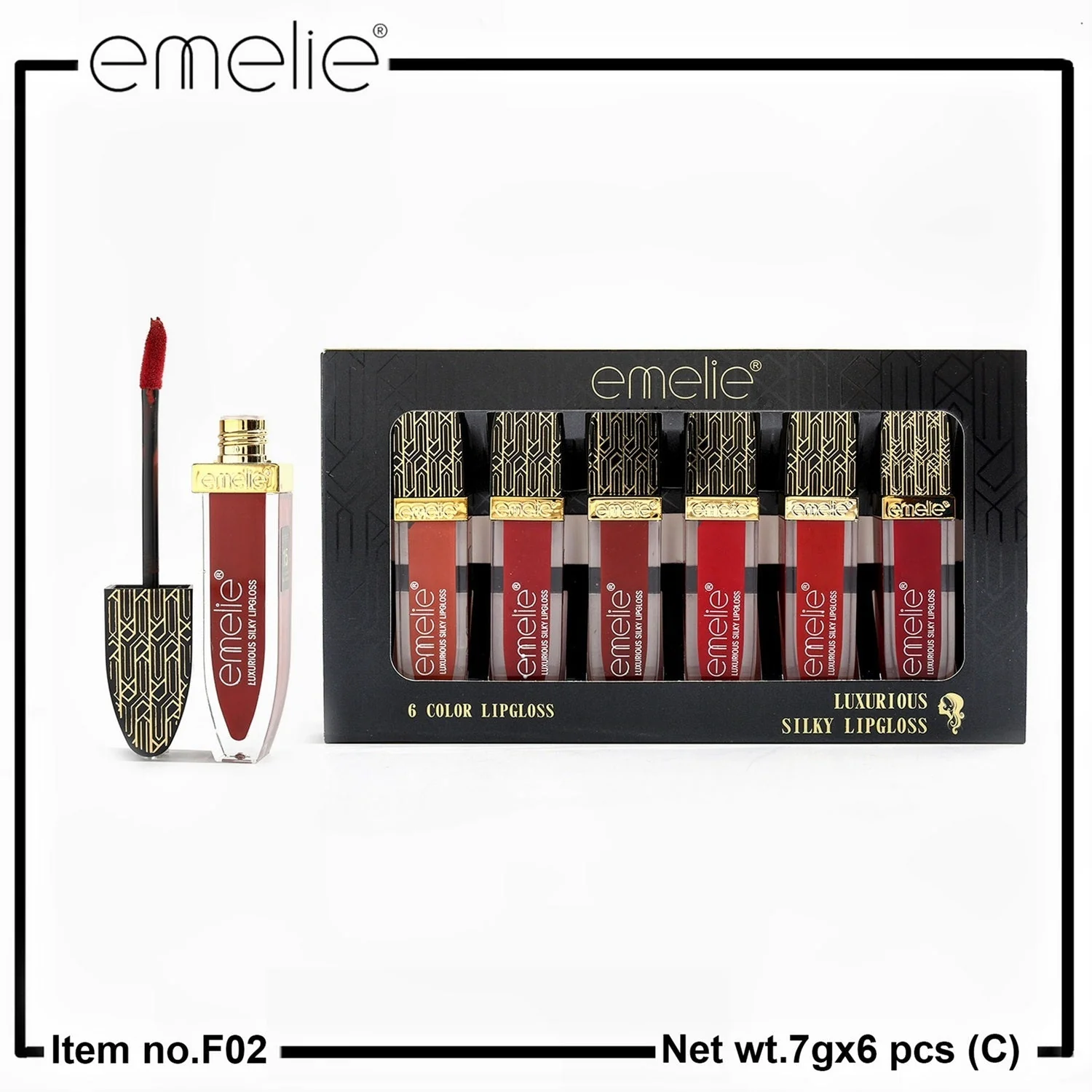 Emelie Luxurious Silky Lip Gloss 7 GM - Image 5