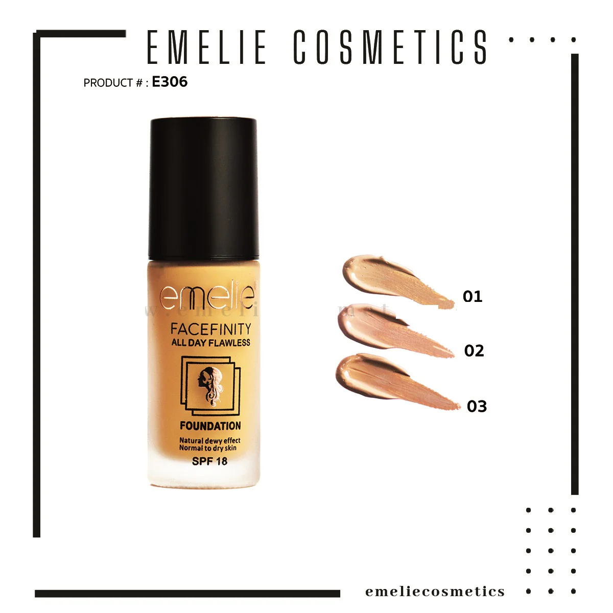 Emelie Paris Facefinity Foundation - Image 2