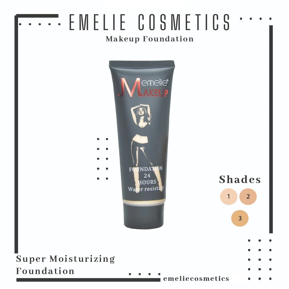 Emelie Paris Makeup Foundation - Image 2