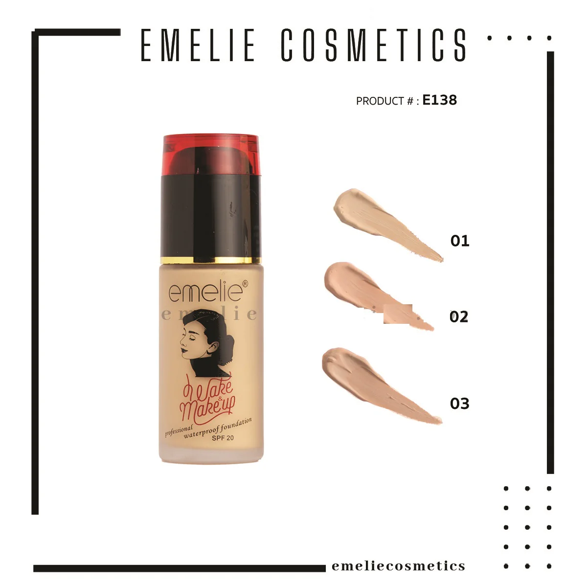 Emelie Paris WAKE ME UP Foundation - Image 2