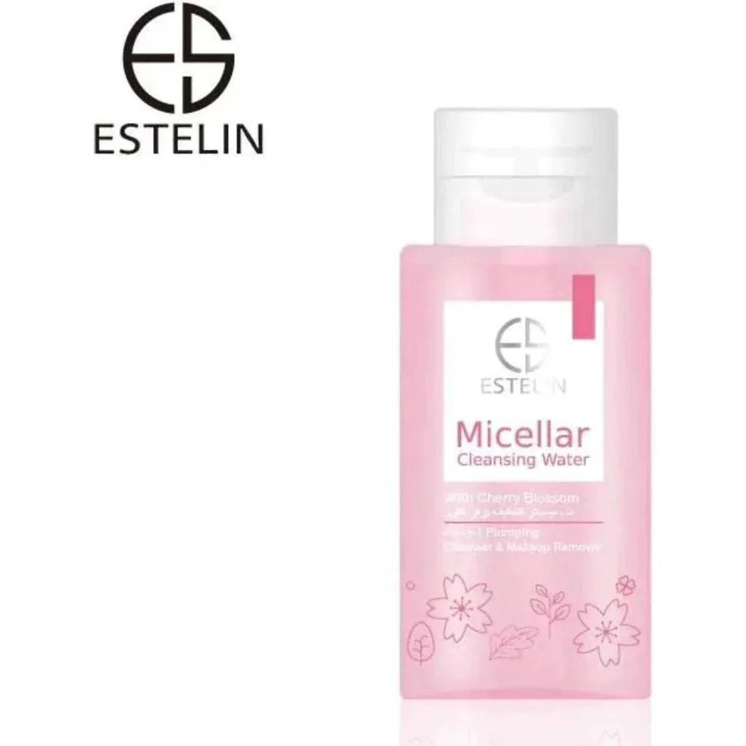 Estelin Micellar Cleansing Water With Cherry Blossom - 300Ml - Image 2