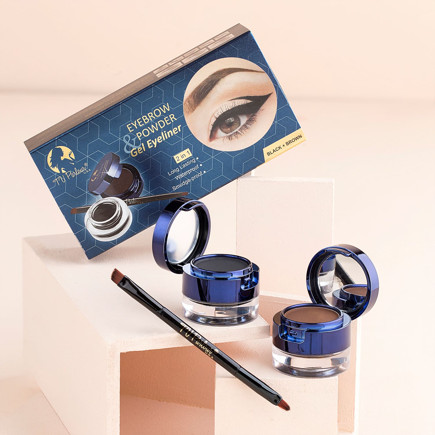 Tv Parlour Eye Brow Powder & Gel Eyeliner