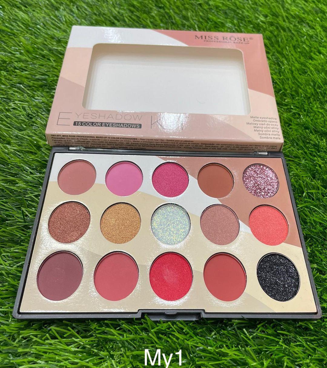 Miss Rose Eye Shadow 15 Color Palette - Image 4