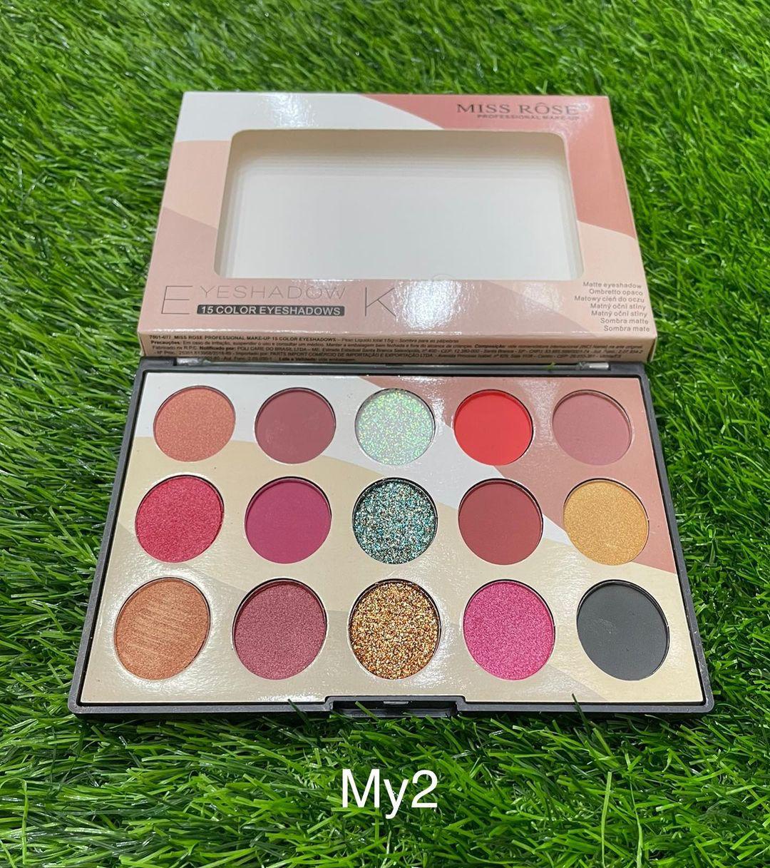 Miss Rose Eye Shadow 15 Color Palette - Image 5