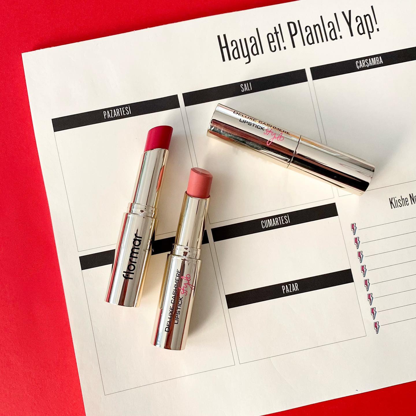 Flormar Deluxe Cashmere Stylo Lipstick - Image 2