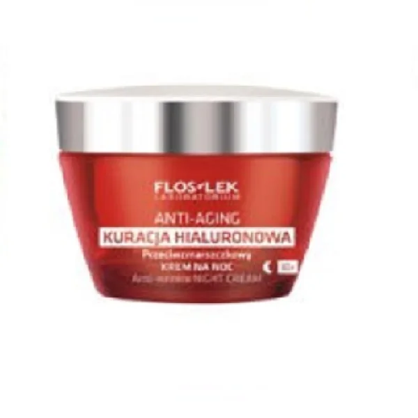 FLOSLEK PHARMA HYALURONIC ACID ANTI-WRINKLE NIGHT CREAM 50ML - Image 2