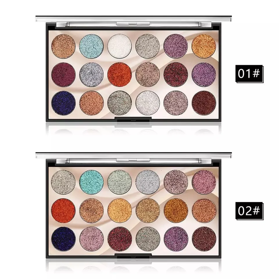 Miss Rose Full Glitter Palette - 18 Colors - Image 3