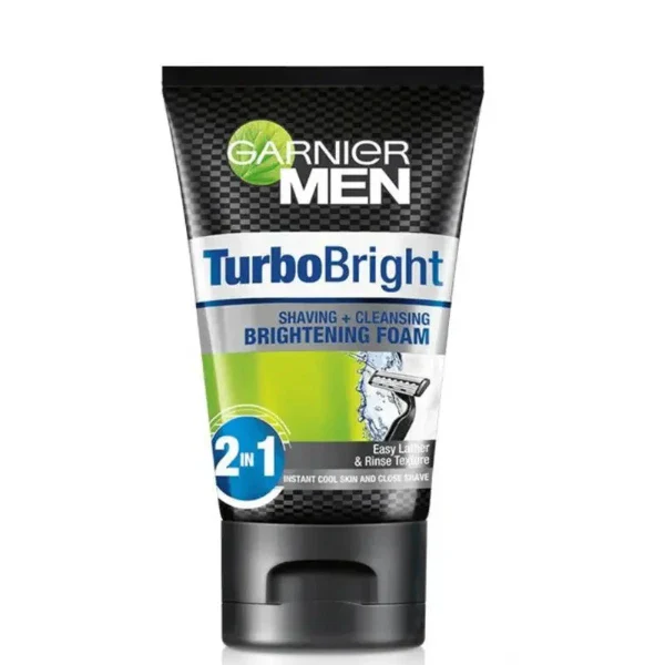 Garnier Men Turbo Bright 2in1 Brightening Foam 100ML
