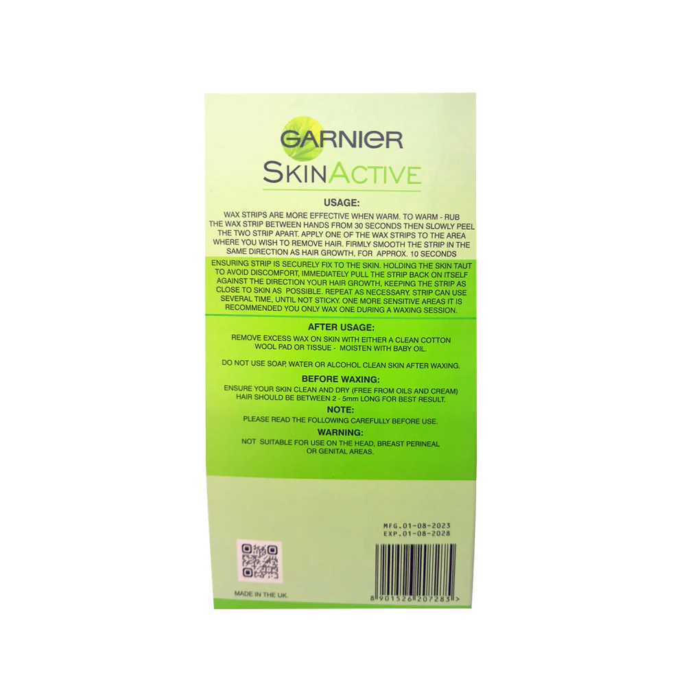 Garnier Silky & Clean Hair Removing Wax Strips - Image 2
