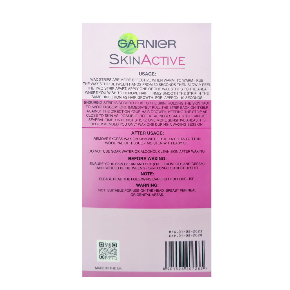 Garnier Smooth & Clean Hair Removing Wax Strips - Image 2