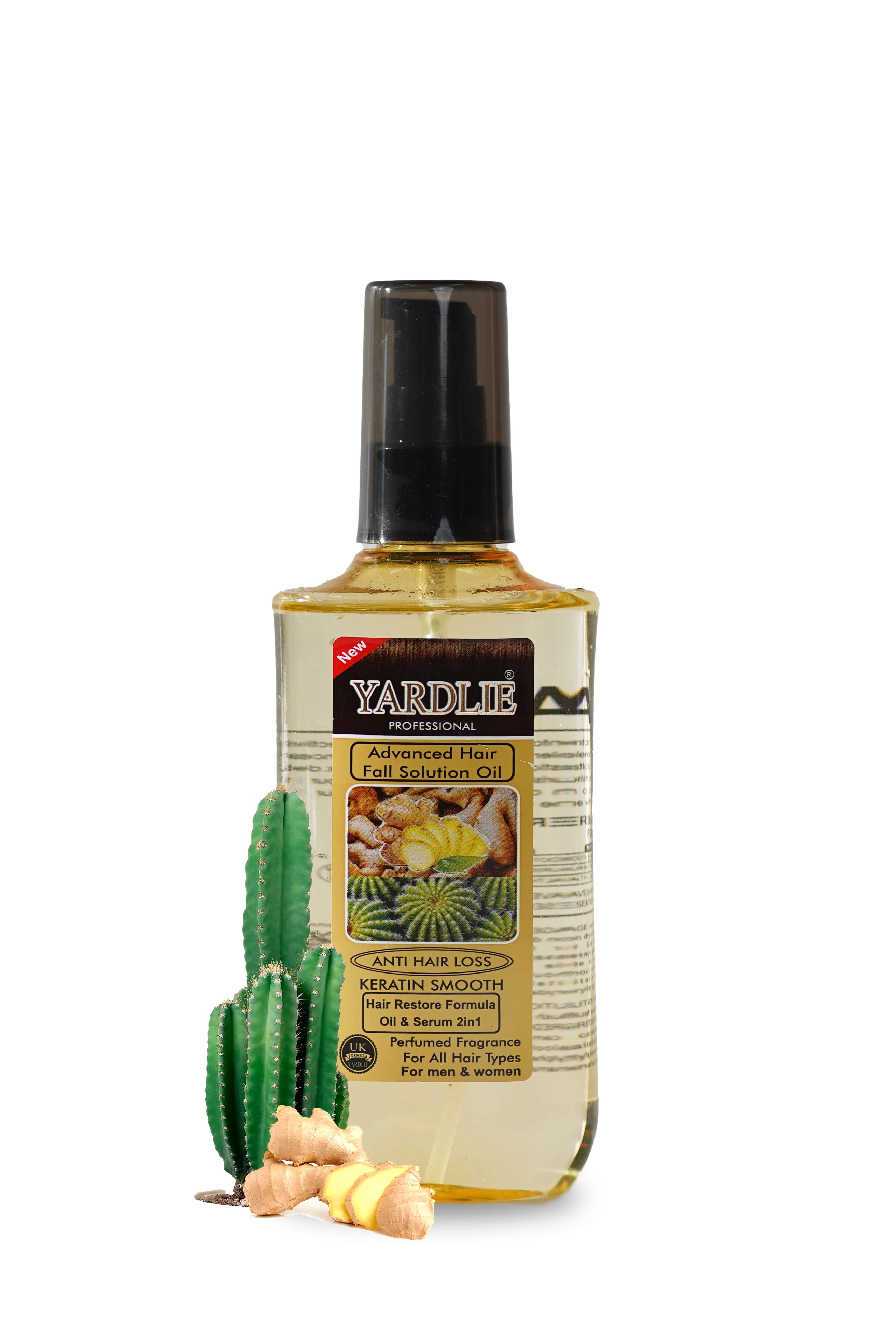 Yardlie Ginger and Cactus Yardlie Hair Oil For Hair Volumizing, Shining and Strengthening