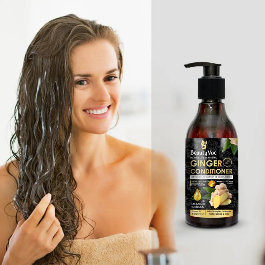 BeautyVoc Ginger Conditioner 250ml - Image 3