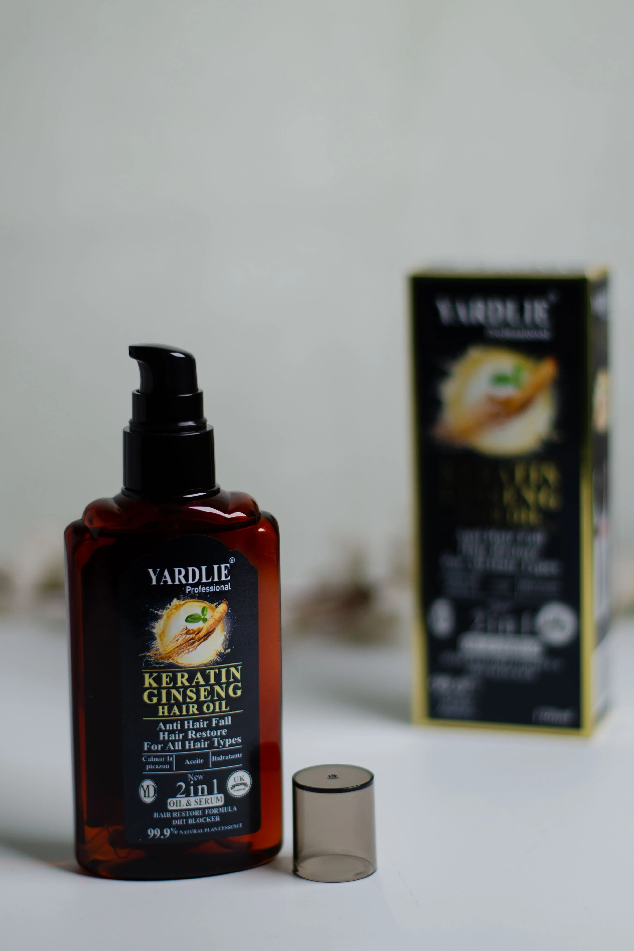 Yardlie Ginseng Hair Oil-Keratin-Yardlie-120ml. - Image 2