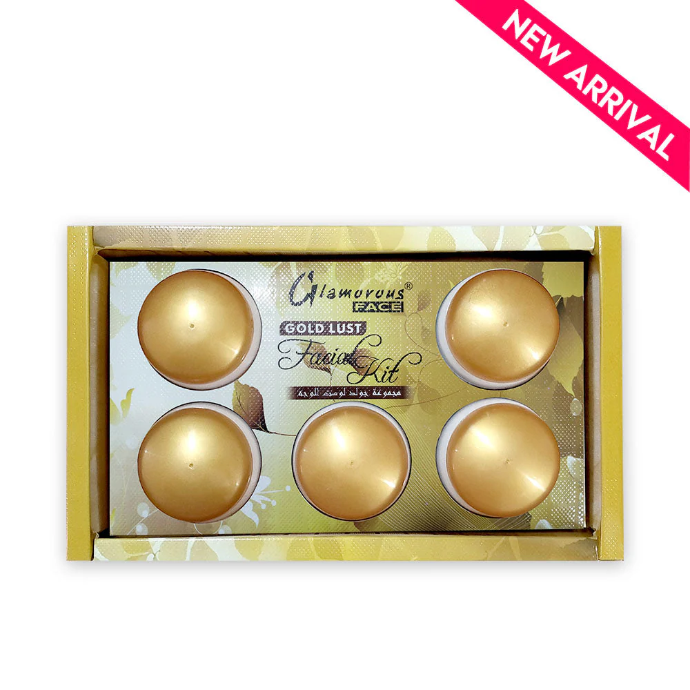 Glamorous Face 5 In 1 Gold Lust Facial Kit - Image 2