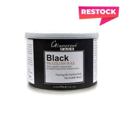 Glamorous Face Black Brazilian Wax 400 G