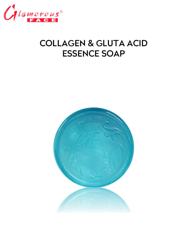 Glamorous Face Essence Soap Collagen And Gluta Acid 100 GM - Image 2
