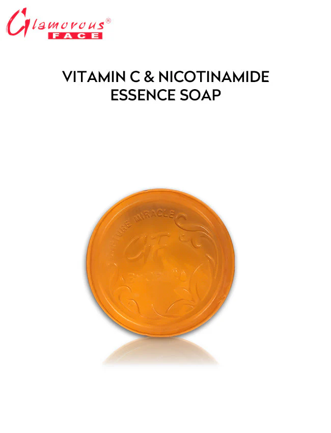 Glamorous Face Essence Soap Vitamin C & Nicotinamide 100 GM - Image 2