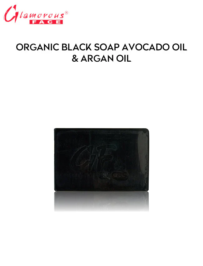 Glamorous Face Organic Black Soap Avocado Oil And Argan Oil 100 GM - Image 2