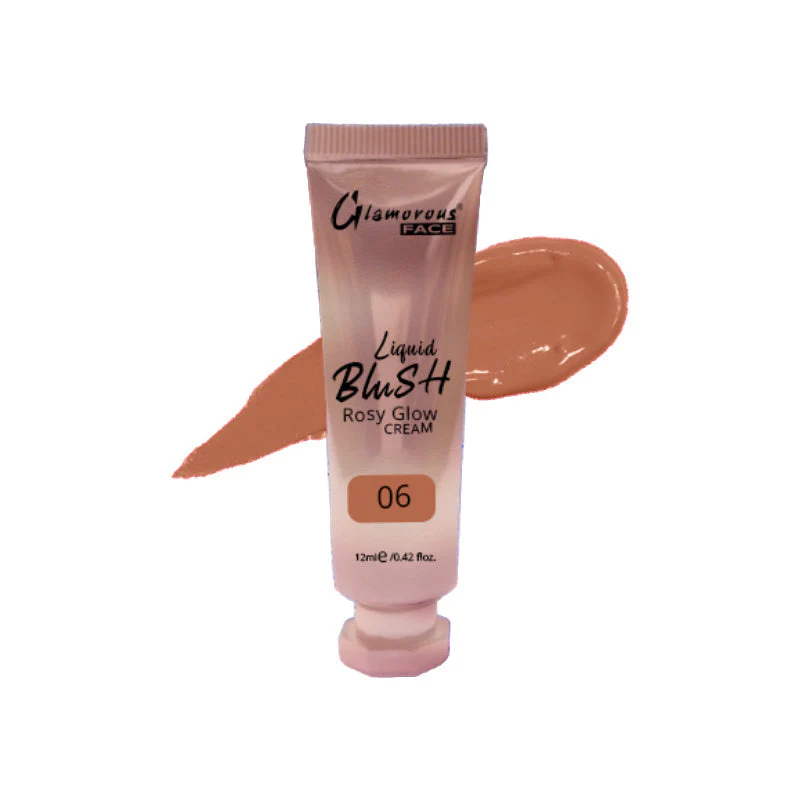 Glamorous Face Rosy Glow Liquid Blush Cream 12 ML - Image 6