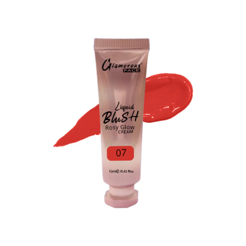 Glamorous Face Rosy Glow Liquid Blush Cream 12 ML - Image 7
