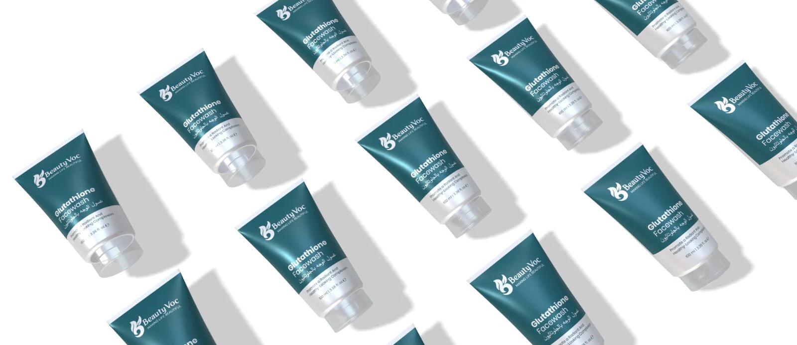 BeautyVoc Glutathione Facewash 100 ml - Brightening Facial Cleanser, Skin whitening, Youthful Skin - Image 4