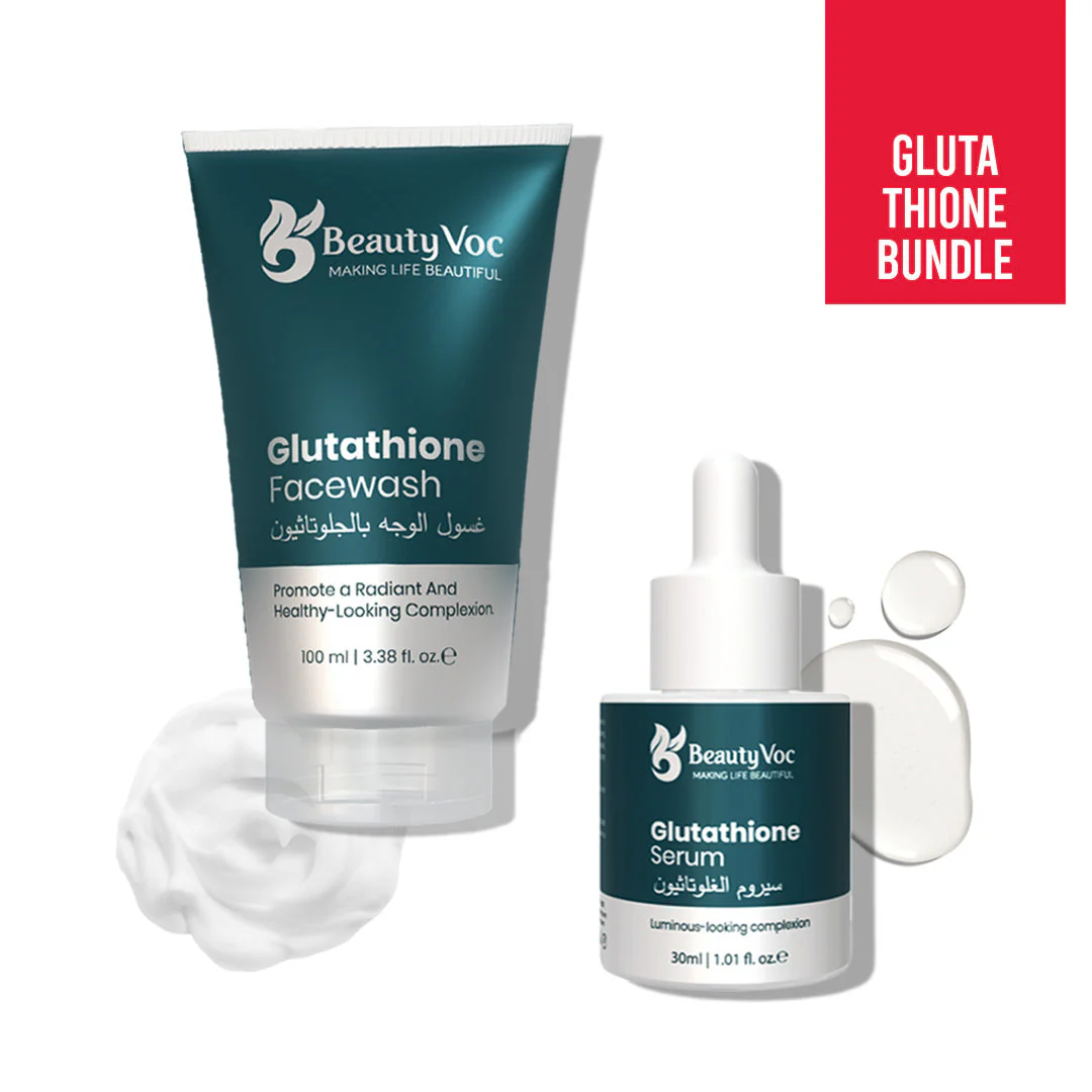 BeautyVoc Glutathione Facewash & Serum bundle