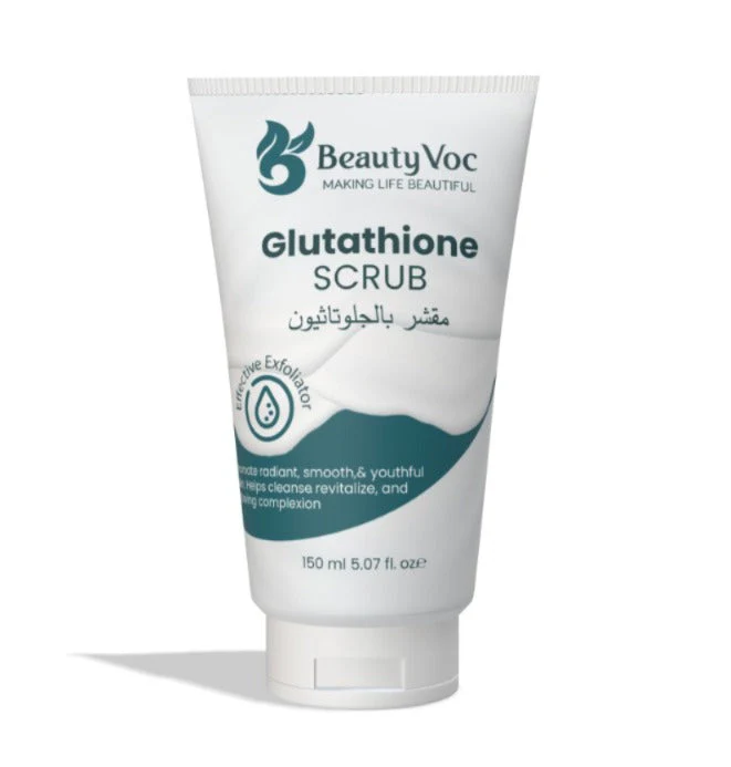 BeautyVoc Glutathione Scrub 150 ml | Exfoliating & Skin Brightening Formula