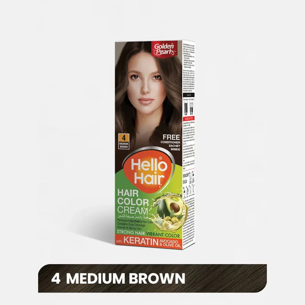 Golden Pearl Hello Hair - Hair Color Cream - Image 4