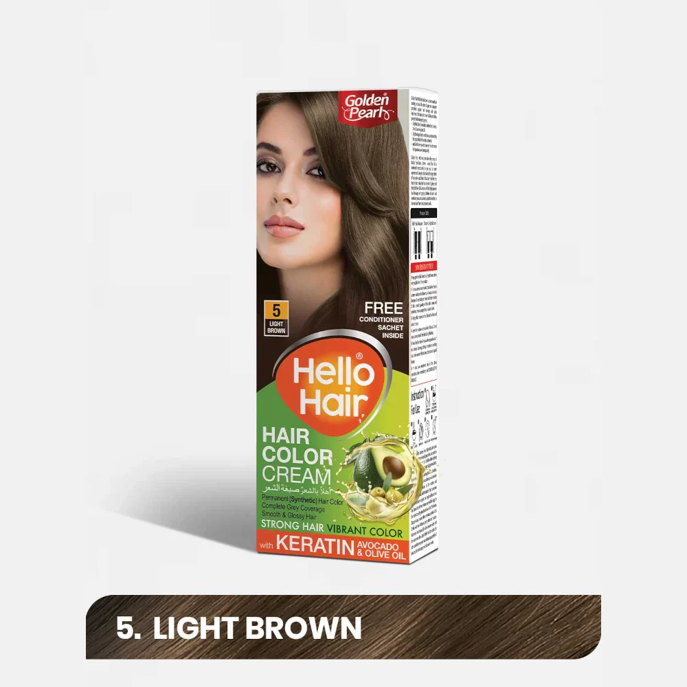 Golden Pearl Hello Hair - Hair Color Cream - Image 7