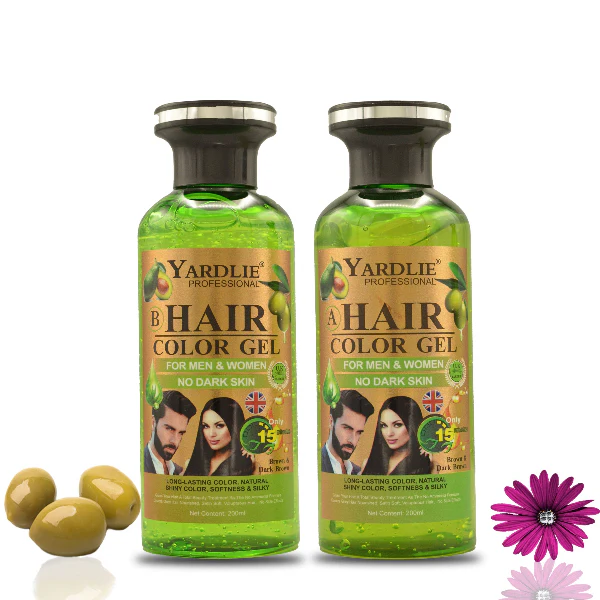 Yardlie Hair Color Gel | Mixing Paste | Dark Brown | Yardlie | 400ml |