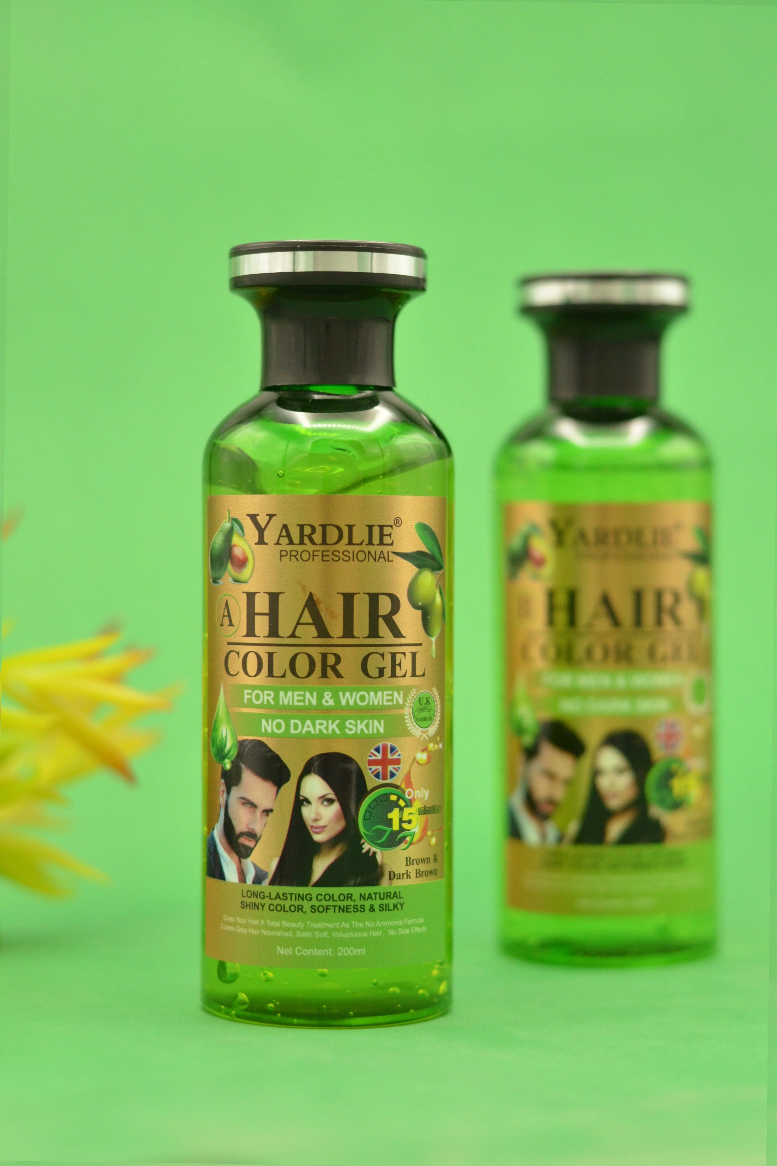 Yardlie Hair Color Gel | Mixing Paste | Dark Brown | Yardlie | 400ml | - Image 5