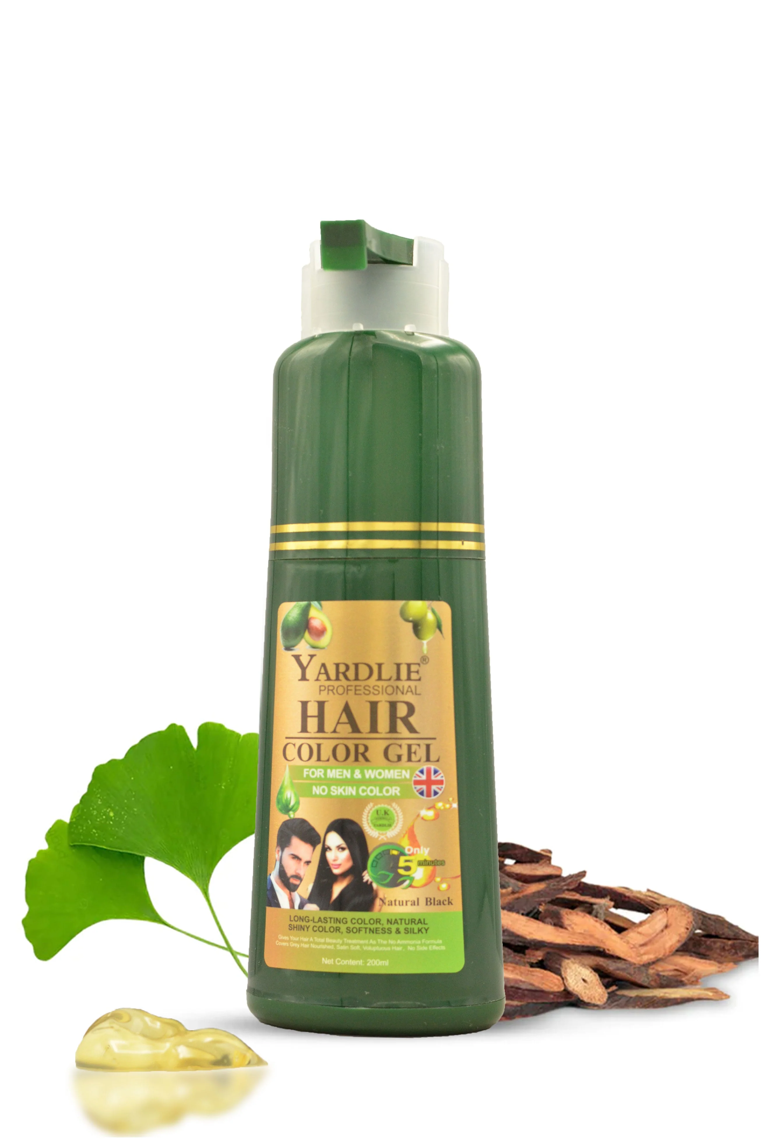 Yardlie Hair Color Gel | Natural Black | Yardlie | 200ml |