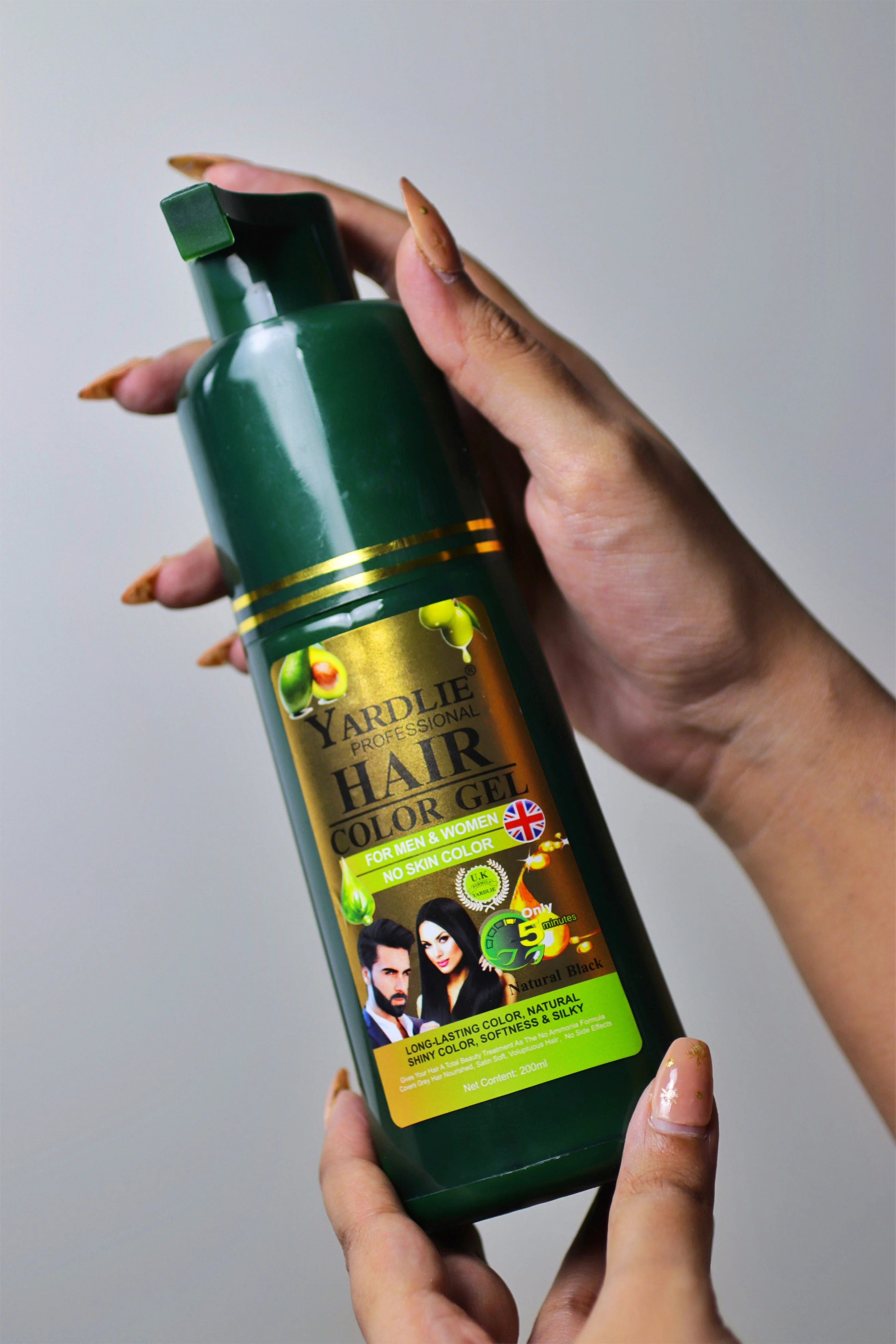 Yardlie Hair Color Gel | Natural Black | Yardlie | 200ml | - Image 2