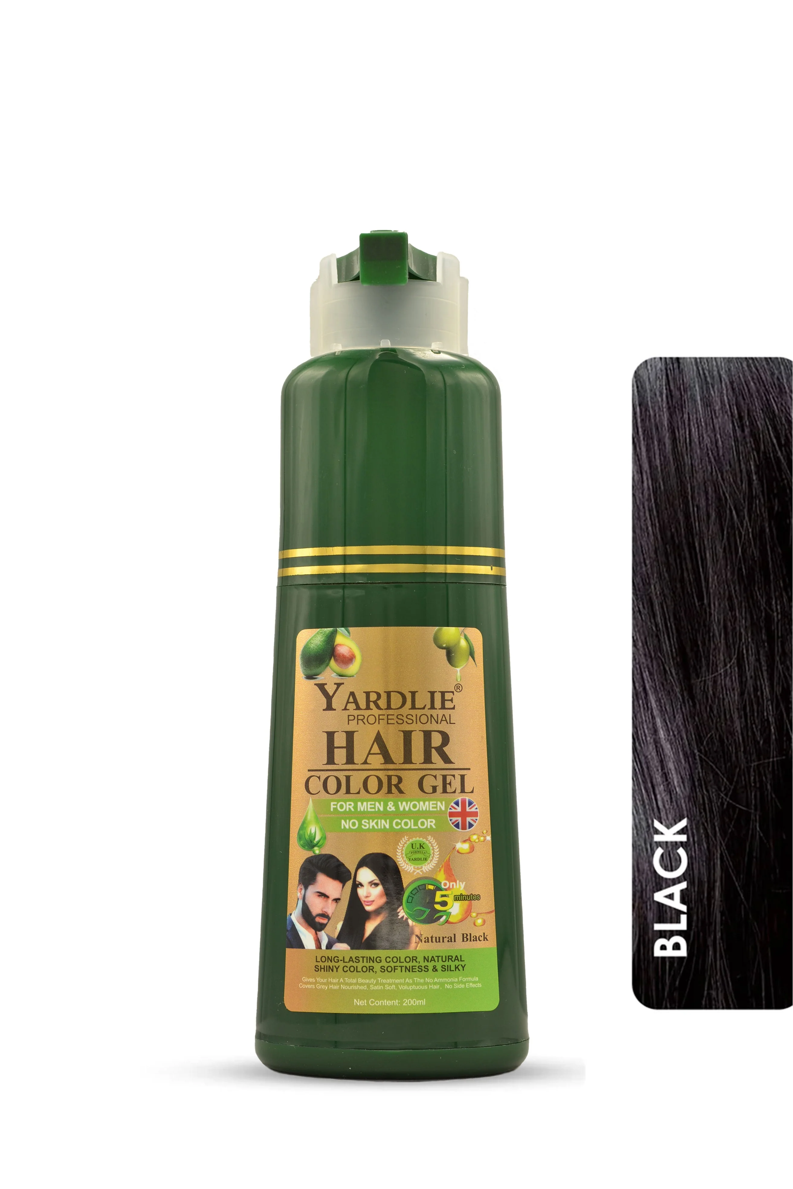 Yardlie Hair Color Gel | Natural Black | Yardlie | 200ml | - Image 7