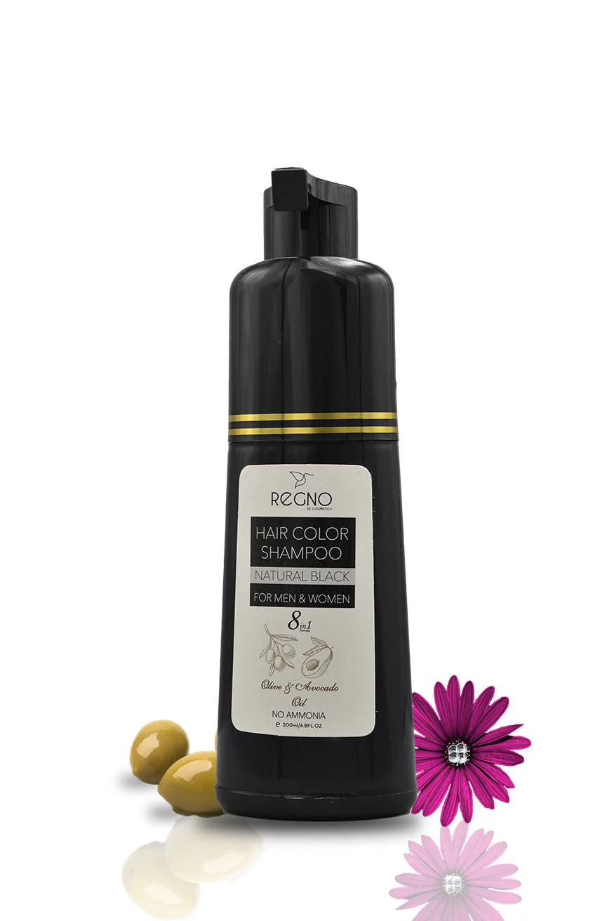 Yardlie Hair Color Shampoo | Natural Black | Regno | +-200ml | - Image 3