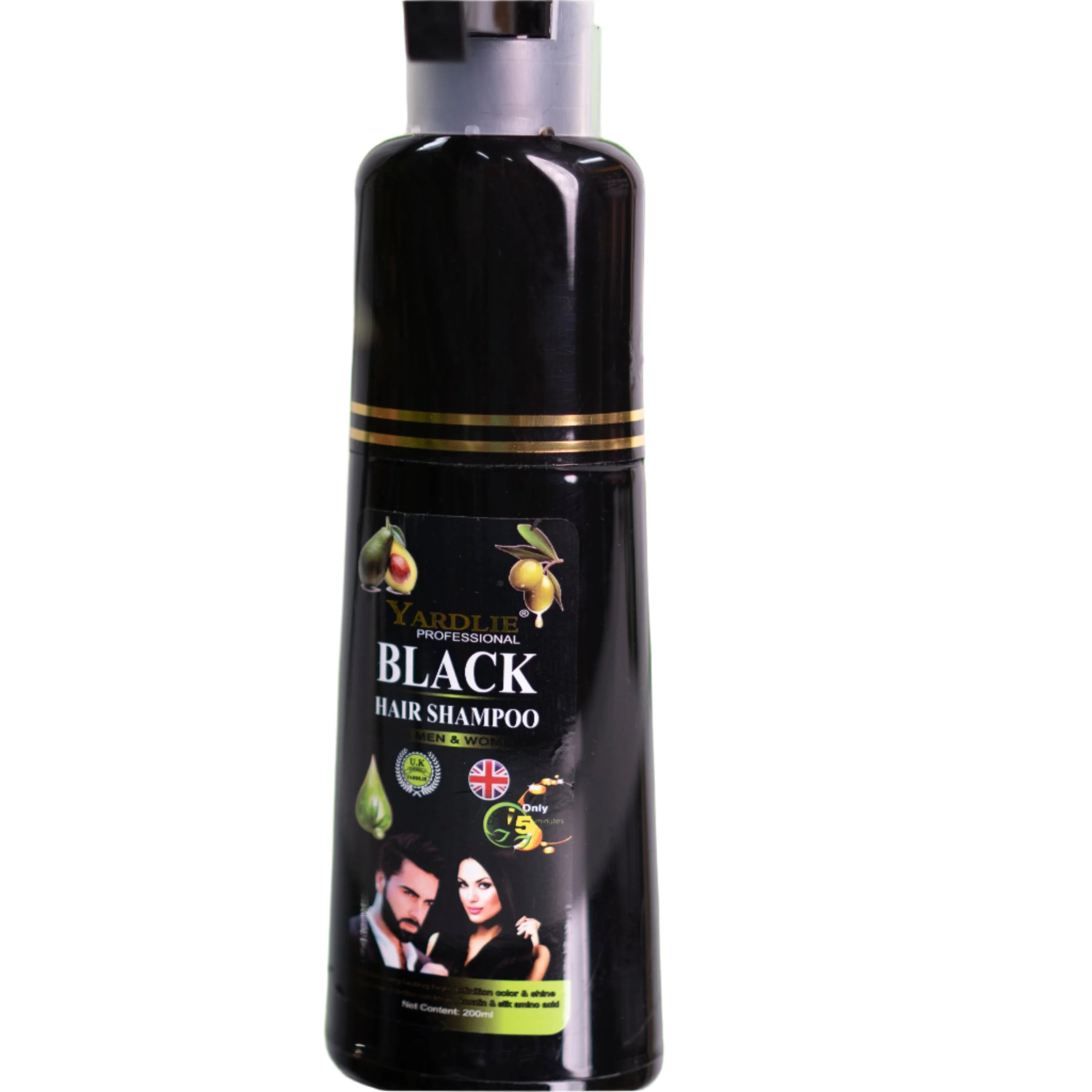 Yardlie Hair Color Shampoo | Natural Black | Yardlie | 200ml |