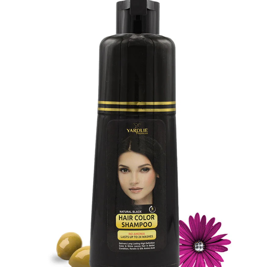 Yardlie Hair Color Shampoo | Premium Natural Black | Yardlie | 200ml |