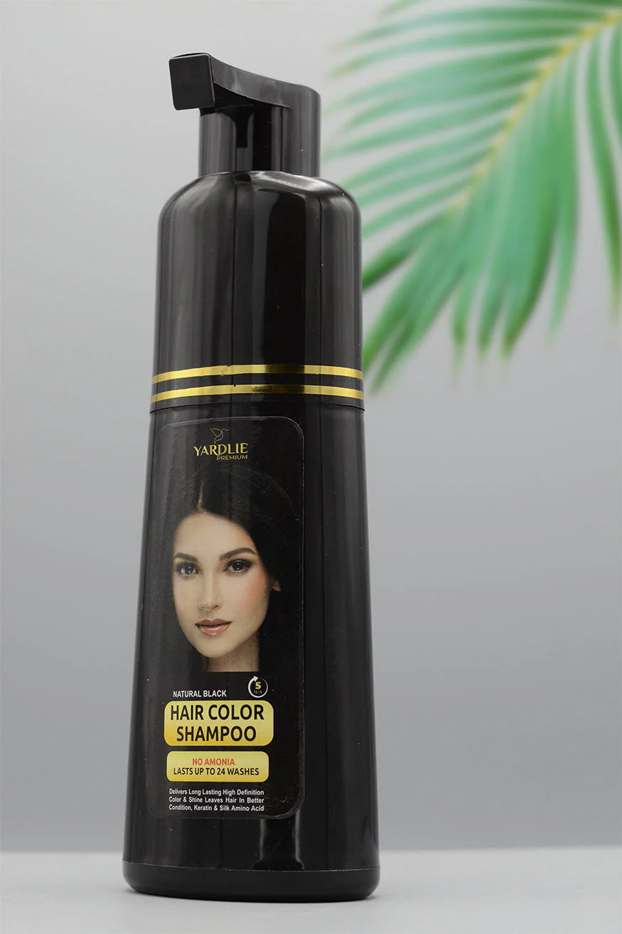 Yardlie Hair Color Shampoo | Premium Natural Black | Yardlie | 200ml | - Image 10