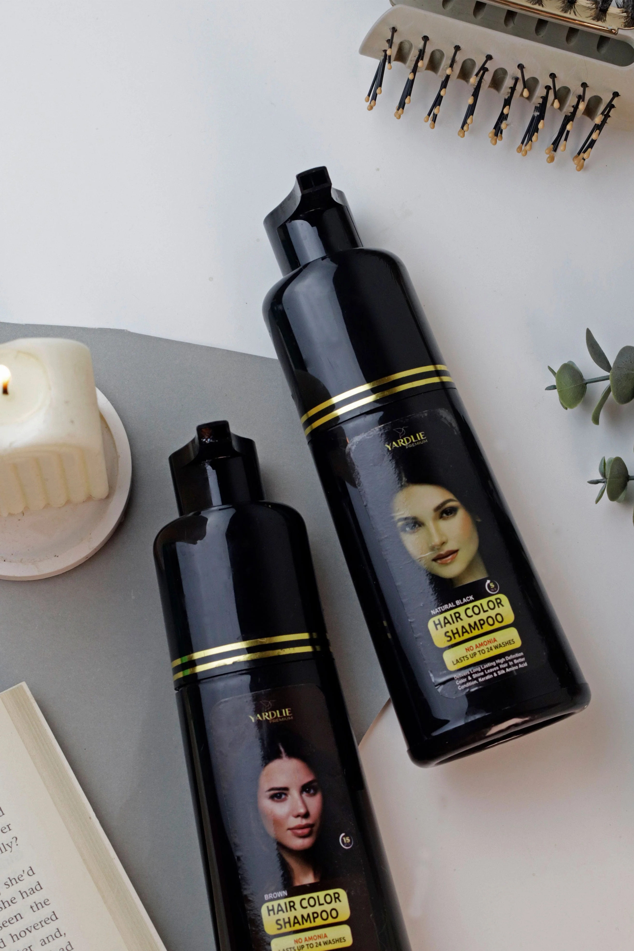 Yardlie Hair Color Shampoo | Premium Natural Black | Yardlie | 200ml | - Image 8