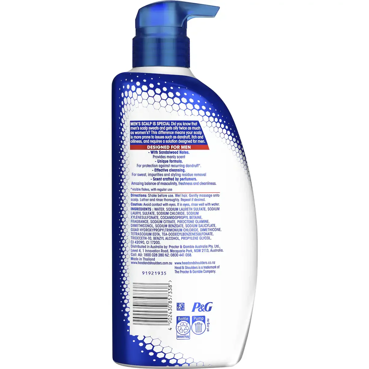 Head & Shoulders Ultra Men Old Spice Anti Dandruff Shampoo & Conditioner 550 ML - Image 2