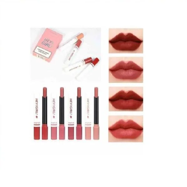 Hey Girl Heng Feng 4Pcs Cigratee Lipsticks Box