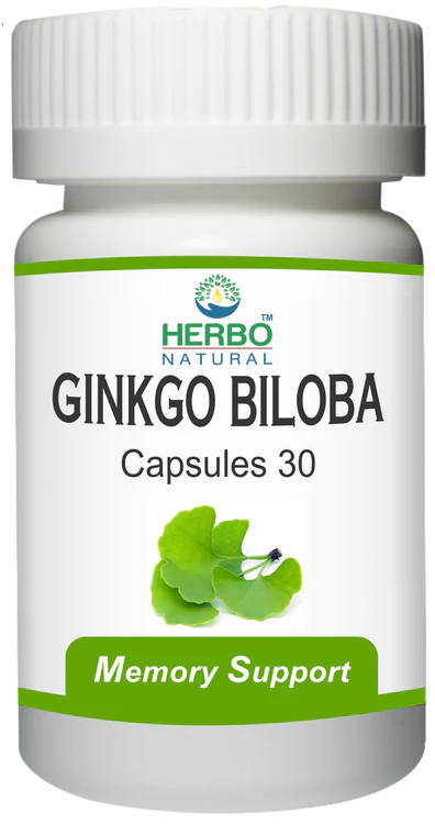 Herbo Natural Ginkgo Biloba 30 Capsules