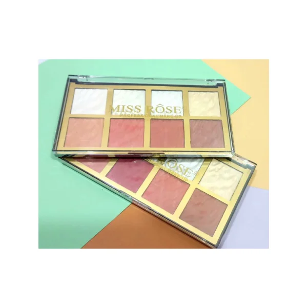 Miss Rose Highlighter and Blush Palette