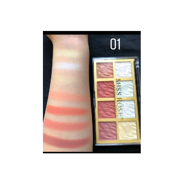 Miss Rose Highlighter and Blush Palette - Image 2