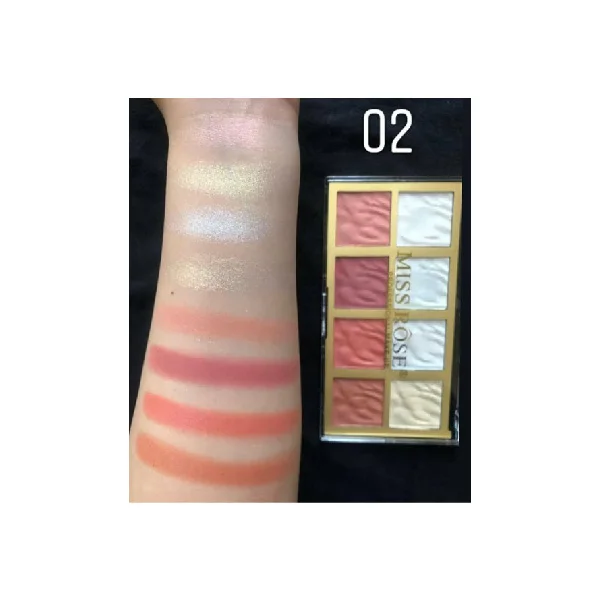 Miss Rose Highlighter and Blush Palette - Image 3