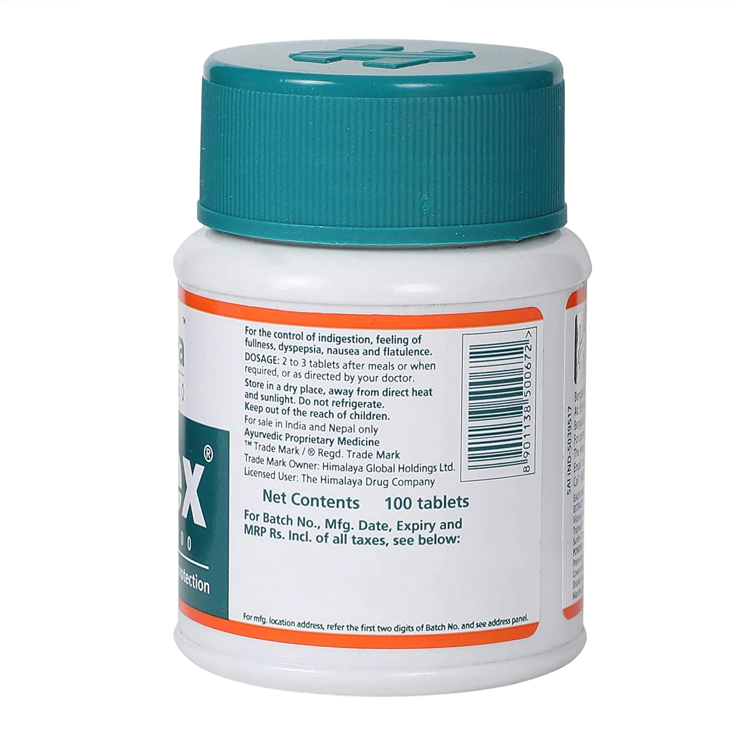 Himalaya Gasex 100 Tablets - Image 2