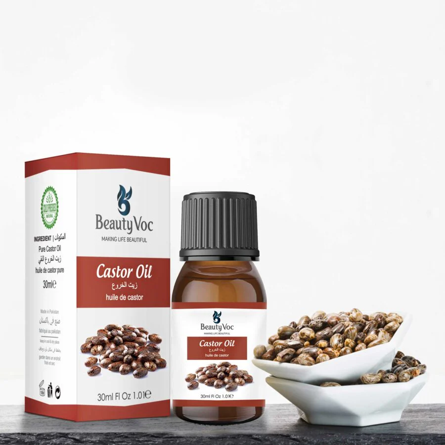 BeautyVoc Jamaican Castor Oil 30 ml - Pure 100% | Cold-Pressed Oil for Hair Growth, Eyelashes, Eyebrows & Skin Moisturization - Image 2