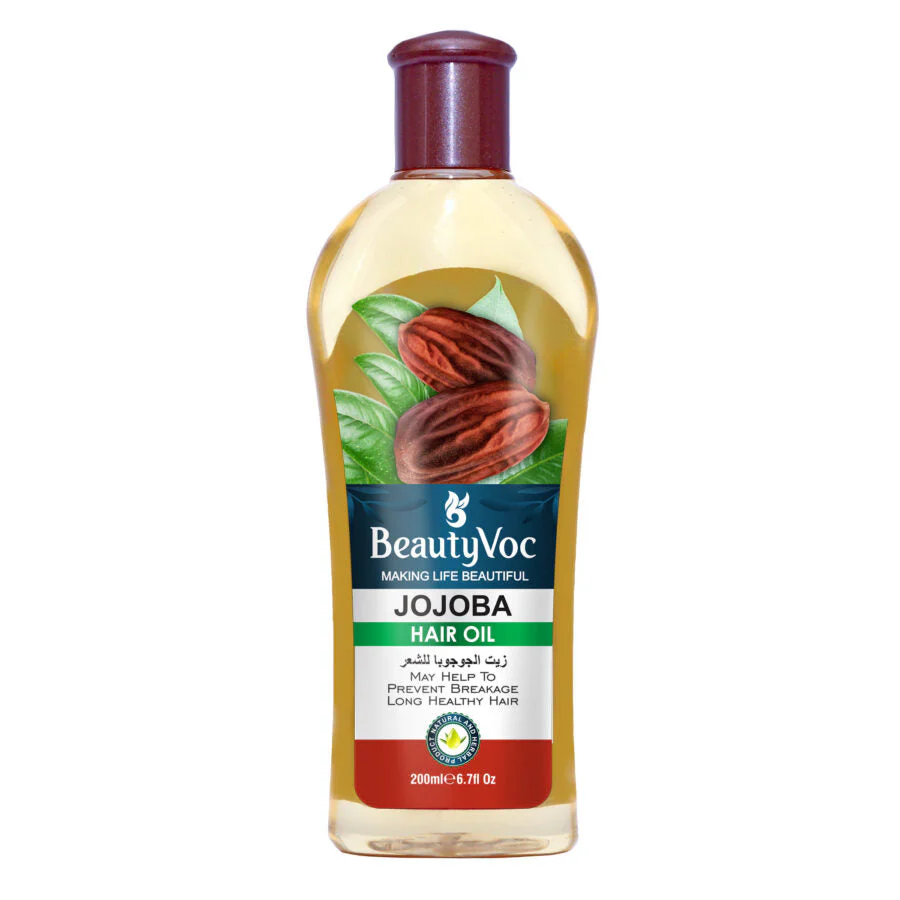 BeautyVoc Jojoba Hair Oil 200 ml | Promotes Hair Growth, Reduces Hair Fall & Dandruff - Image 3