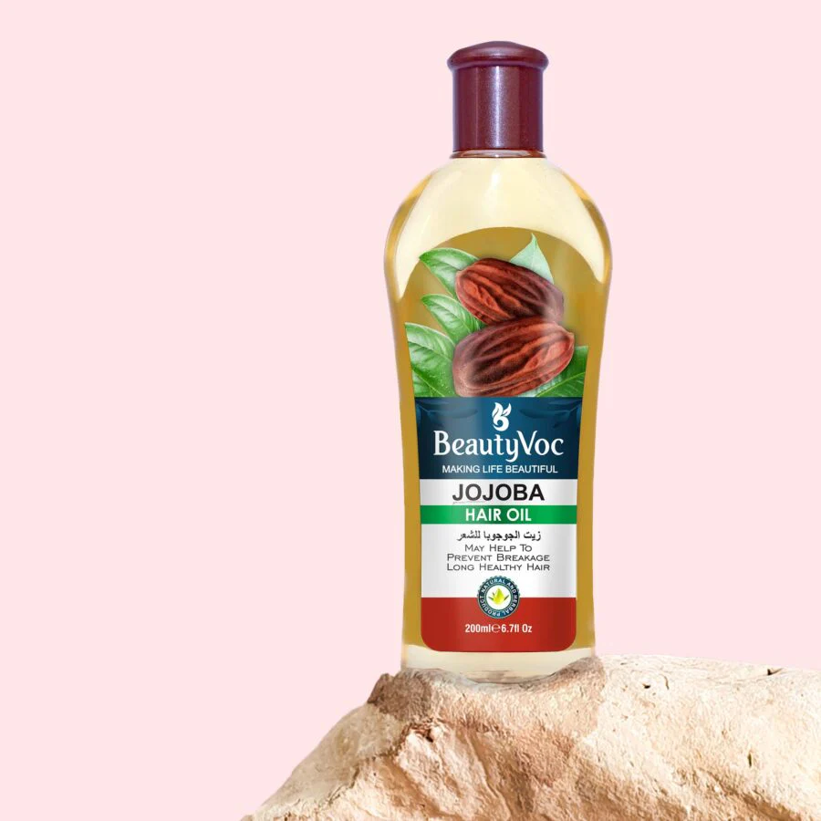 BeautyVoc Jojoba Hair Oil 200 ml | Promotes Hair Growth, Reduces Hair Fall & Dandruff - Image 4
