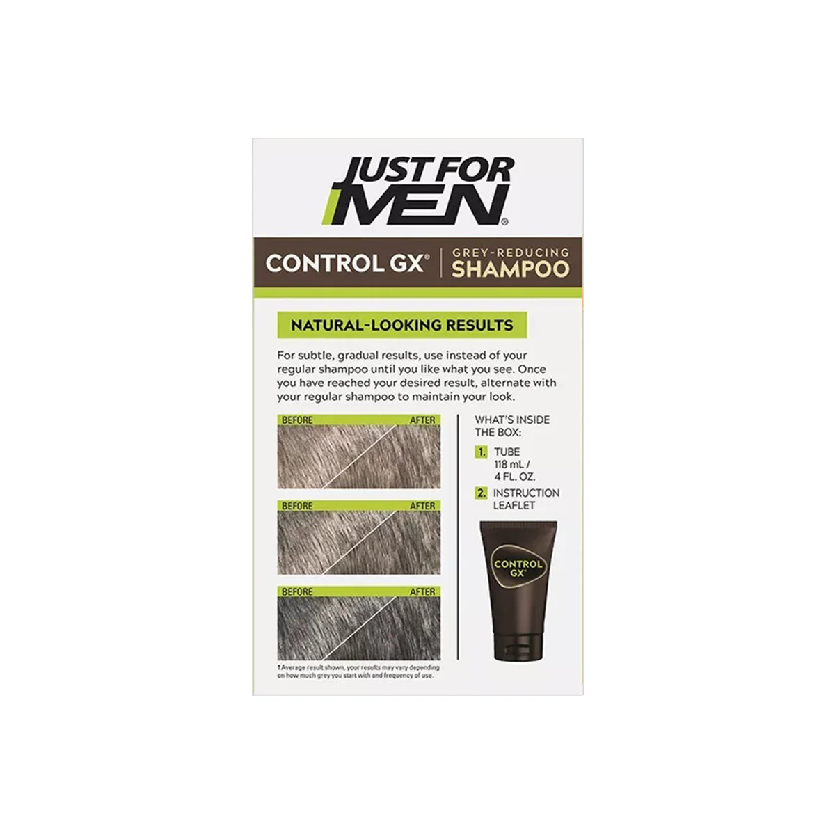 Just For Men Control GX® Shampoo 118 ML Grey Reducing - Image 2